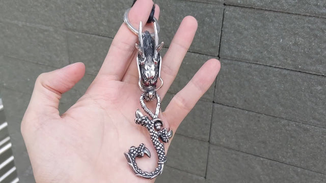 วิดีโอพวงกุญแจมังกรและหนังถัก: ลายและจุดเชื่อม