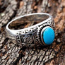 แหวนเงินแท้ฝังTurquoise