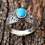 แหวนเงินแท้ฝังTurquoise