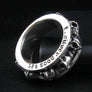 แหวนเงินแท้หัวกะโหลกรอบ