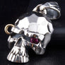 จี้เงินแท้ ดีไซน์หัวกะโหลกพังค์