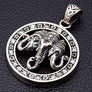จี้เงินแท้ดีไซน์ช้างสามเศียร Silver Ganesh Pendant
