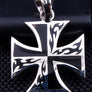 จี้เงินแท้ดีไซน์กางเขนสไตล์ maltese