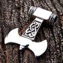 จี้เงินแท้ทรงค้อนแบน .925 Silver Thors Hammer Necklace