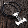 จี้เงินแท้ทรงค้อนแบน .925 Silver Thors Hammer Necklace