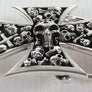 หัวเข็มขัดเงินแท้ ดีไซน์หัวกะโหลกเล็ก Stack Skull Belt Buckle