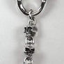 พวงกุญแจเงินแท้ดีไซน์หัวกะโหลกเล็ก รหัส 1655
