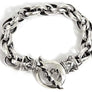 สร้อยข้อมือเงินแท้ ดีไซน์ห่วงคลาสสิค รหัส R2571