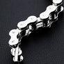 สร้อยข้อมือเงินแท้ดีไซน์โซ่จักรยาน