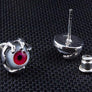 ต่างหูเงินแท้ ดีไซน์ Monster Eyeball