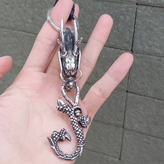 วิดีโอพวงกุญแจมังกรและหนังถัก: ลายและจุดเชื่อม