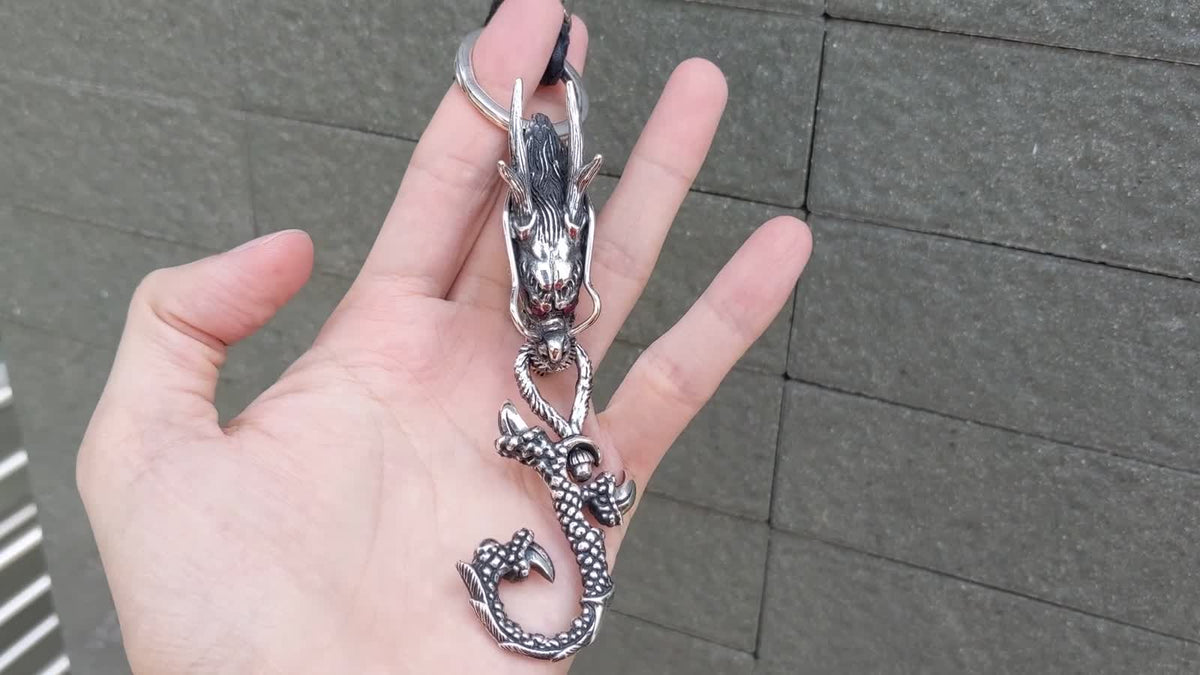 วิดีโอพวงกุญแจมังกรและหนังถัก: ลายและจุดเชื่อม