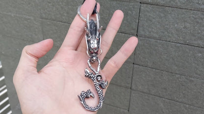 วิดีโอพวงกุญแจมังกรและหนังถัก: ลายและจุดเชื่อม