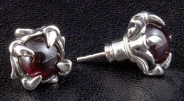 แหวนเงินแท้ ดีไซน์ฝังพลอยแดงรูบี้