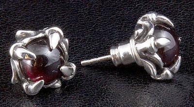 แหวนเงินแท้ ดีไซน์ฝังพลอยแดงรูบี้