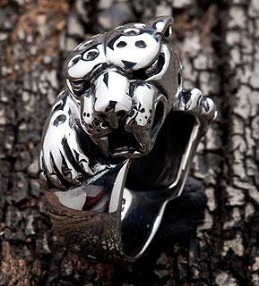 แหวนเงินแท้ เสือชีต้า