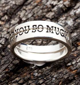 แหวนเงินแท้ LOVE FOR YOU