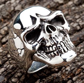 แหวนเงินแท้ดีไซน์กะโหลกเท่