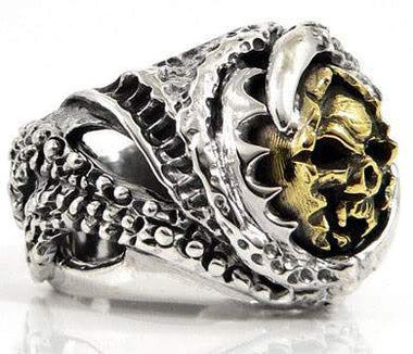 แหวนเงินแท้หัวกะโหลกมัจจุราช