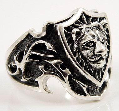 แหวนเงินแท้สิงโตอัศวิน