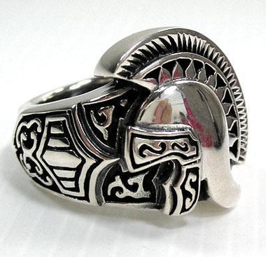 แหวนเงินหมวกนักรบโรมัน