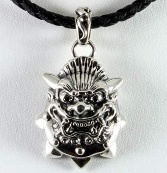 จี้เงินแท้ ดีไซน์ปีศาจญี่ปุ่น