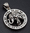 จี้เงินแท้ดีไซน์ช้างสามเศียร Silver Ganesh Pendant