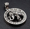 จี้เงินแท้ดีไซน์ช้างสามเศียร Silver Ganesh Pendant