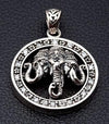 จี้เงินแท้ดีไซน์ช้างสามเศียร Silver Ganesh Pendant