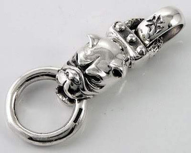 จี้เงินแท้ดีไซน์หัวบูลด็อก