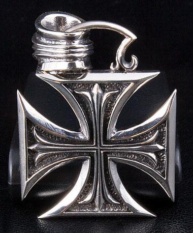 จี้เงินแท้ดีไซน์กางเขนช้อปเปอร์