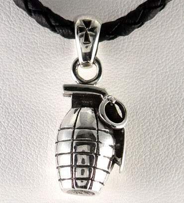 จี้เงินแท้ดีไซน์ลูกระเบิด