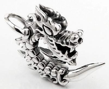 จี้เงินแท้ดีไซน์มังกรจีน