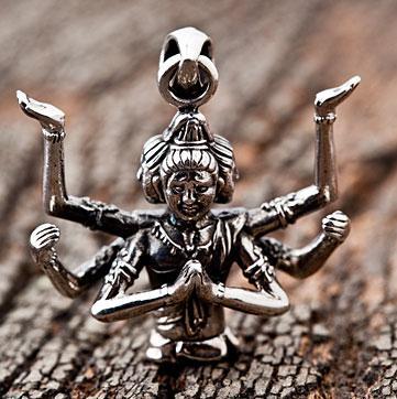 จี้เงินแท้ดีไซน์พระพรหม 4 หน้า