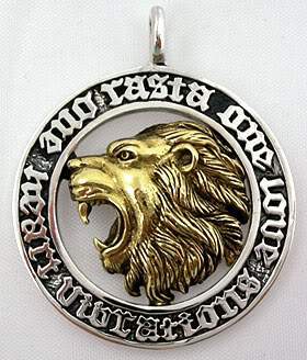 จี้เงินแท้ดีไซน์สิงโตทอง