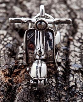 จี้เงินแท้เวสป้า Scooter Pendant