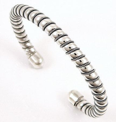 กำไลสร้อยข้อมือเงินแท้ ดีไซน์เรียบคลาสสิค รหัส CC0028