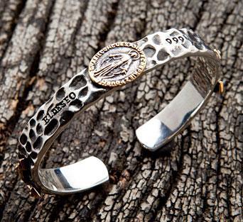 กำไลสร้อยข้อมือเงินแท้ ดีไซน์พระแม่มารีย์ รหัส 3250