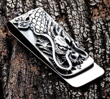 คลิปเงินแท้ ลายมังกร