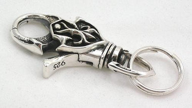 พวงกุญแจเงินแท้ แทตทู รหัส 2897