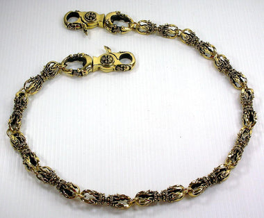 สายคล้องกระเป๋าทองเหลืองดีไซน์มงกุฎ