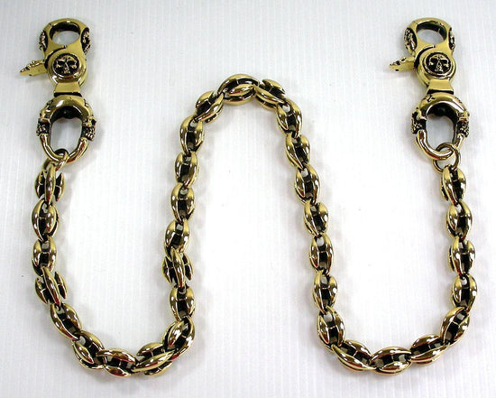 สายคล้องกระเป๋าทองเหลืองลายกลีบดอกบัวทอง