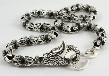 สร้อยคล้องกระเป๋าเงินแท้ ดีไซนืกรงเล็บ รหัส 2365