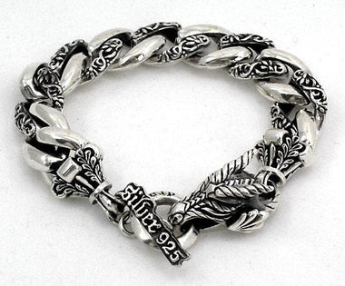 สร้อยข้อมือเงินแท้ ดีไซน์นก griffin