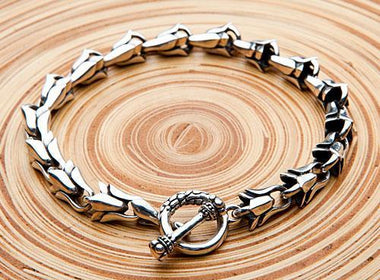 สร้อยข้อมือเงินแท้ดีไซน์ดอกไม้