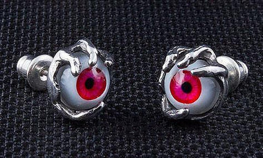 ต่างหูเงินแท้ ดีไซน์ Monster Eyeball